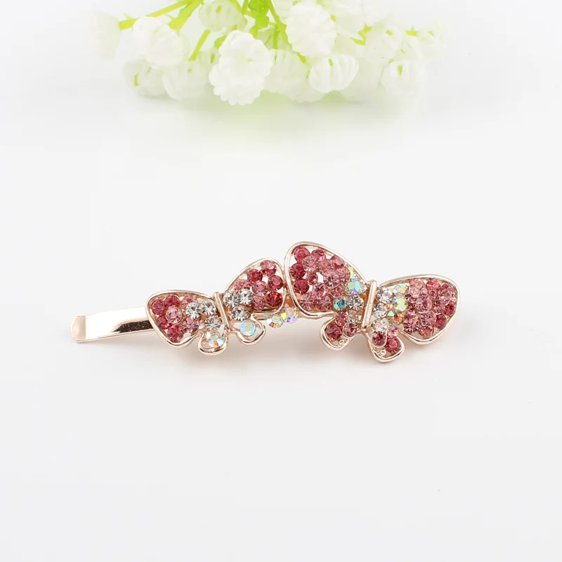 1 шт. заколка-бабочка для волос со стразами | Украшения и аксессуары