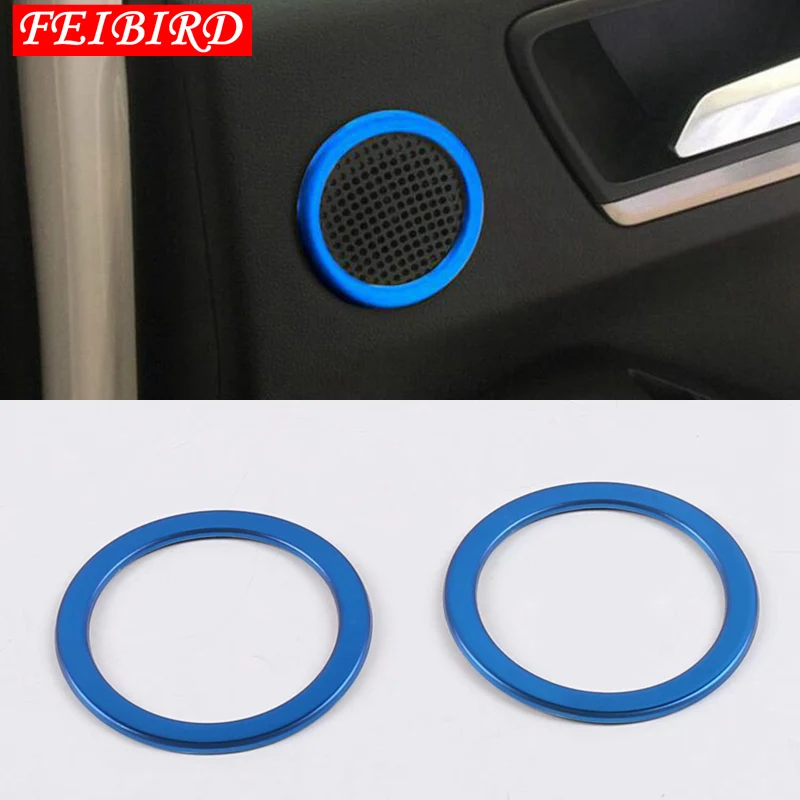PART NO.13 Синий титановый стиль молдинги для Ford Focus подлокотник на внутреннюю сторону двери Кнопка Подъема Окна крышка отделка - Название цвета: PART NO.13