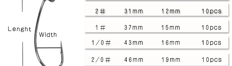 Рыболовный крючок TSURINOYA, 20 шт., 1#2#1/0#2/0#, Высокоуглеродистая сталь, колючий крючок, рыболовный крючок, рыболовные снасти