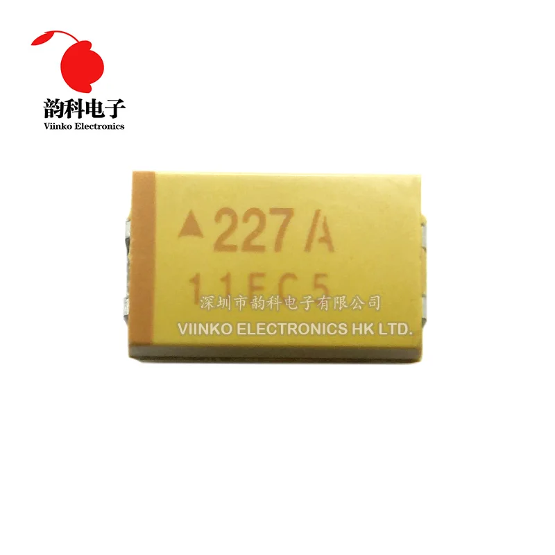 500 шт. Тип D 100 мкФ 150 220 330 470 680 танталовый конденсатор 2 5 V 4V 6V 6 3 10V 16V 25V 35V 50V 4 7/10/ 15/22/33/47