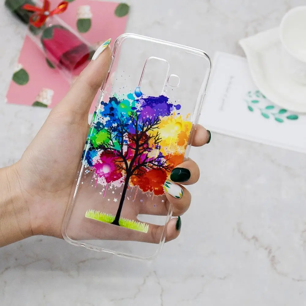 ТПУ чехол для Samsung Galaxy J6 2018 J600 J600F J600F/DS J600FN мягкий телефона J 6 SM-J600F SM-J600F/DS SM-J600FN Capa |