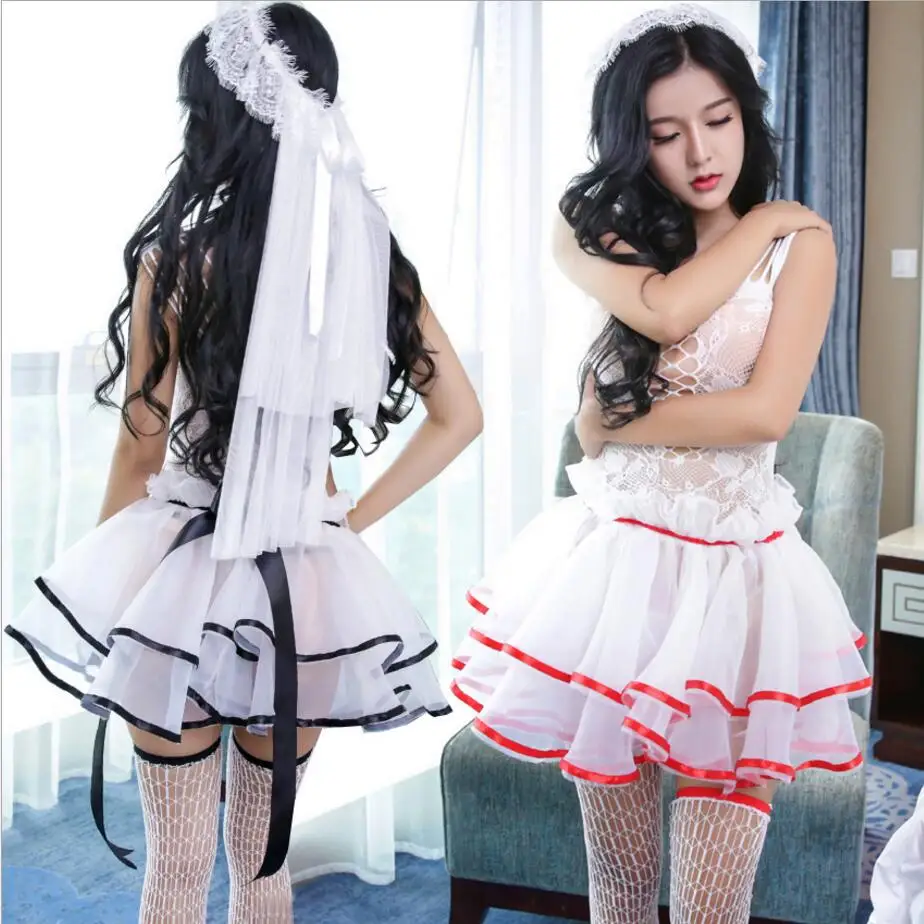 Новая пышная юбка для невесты OXOSEXY комбинация + носки вуаль женское сексуальное