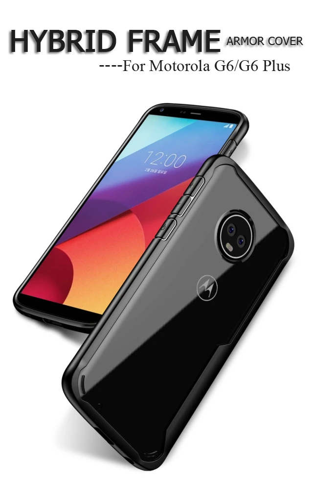 Противоударный чехол для Motorola Moto G6 Plus, чехол для Motorola G5S, чехол s G 5S 6, кристальная задняя крышка для Motorola G6, чехол G6Plus