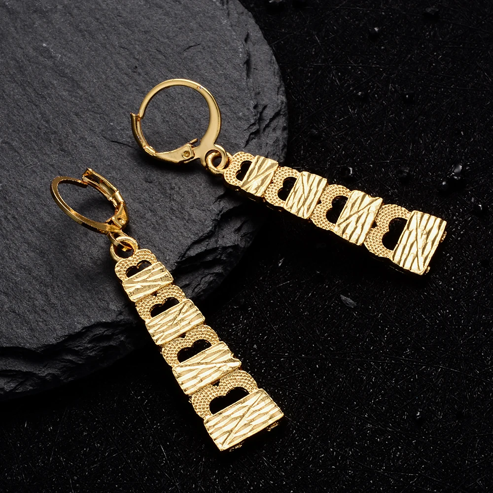 

WANDO Brand Big Hollow Metal Earrings Classic Statement Jewelry Hot Fashion Gold Color Long Water Drop Earrings Women Gifts E52