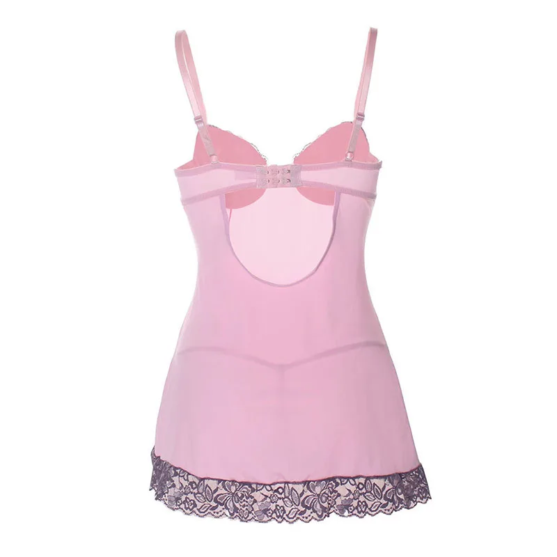 2019 женское модное сексуальное ночное белье Babydoll полупрозрачное нижнее чулки