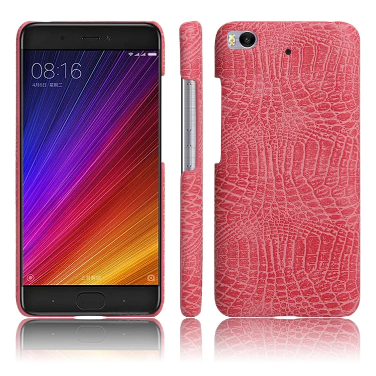Luxury Crocodile Leather Case for XiaoMi 5s Plus Skin Pattern Cover Shockproof Hard Shell On Mi Phone Cases Fundas Bag |