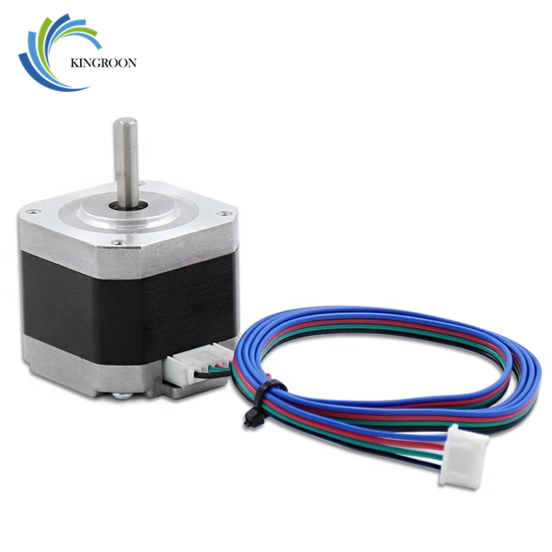 Шаговый двигатель Nema17 4 свинцовый шаговый 42 шаг 42BYGH 1.5A 17HS4401 1 8 DC для ЧПУ XYZ 3D