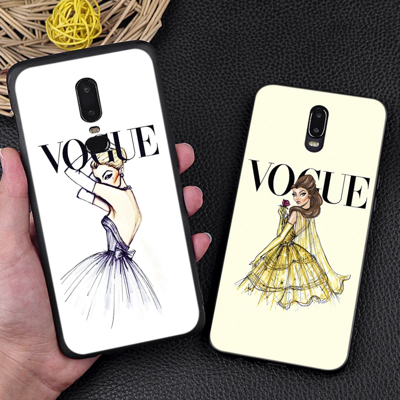 Woman Brand More Issues than Vogue Soft Silicone Phone Case for oneplus one plus 7 pro 7t 6 6t 5t |
