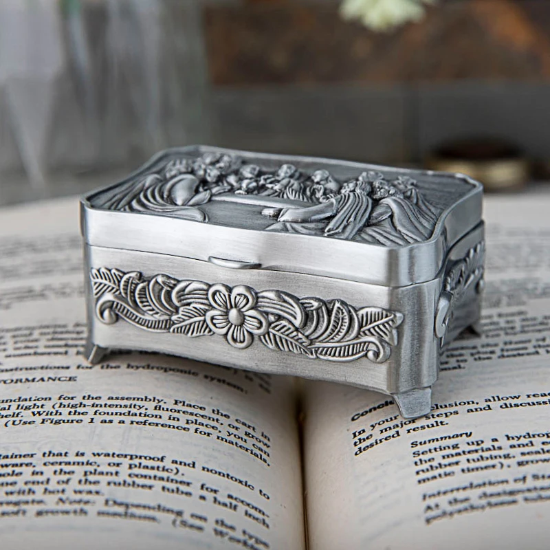 Классическая Металлическая приемная коробка в стиле ретро простая Европейская