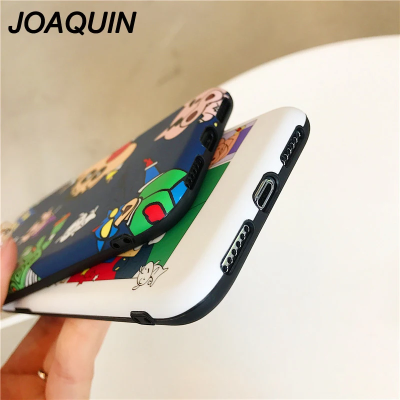 Забавный Мультфильм Crayon Shin-chan чехол для телефона iphone X 6S 6 7 8 Plus XR Xs Max мягкий