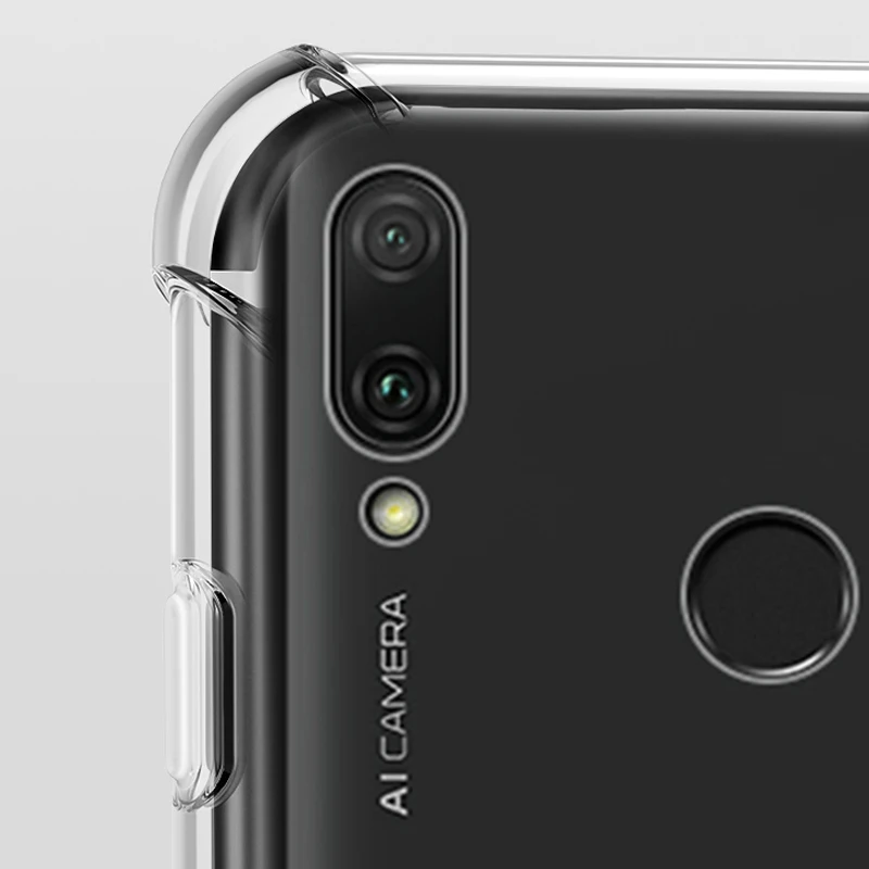 Мягкий прозрачный чехол YueTuo из ТПУ для телефона huawei y6 2019 y9 y7 pro y 6 9 7 силиконовые