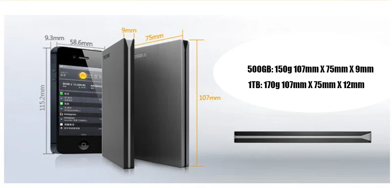 Toshiba внешний жесткий диск Disco Duro 1 ТБ 2 ТБ жесткий диск Externo HDD 1 ТБ жесткого диска Портативный HDD 2,5 USB3.0 Harici