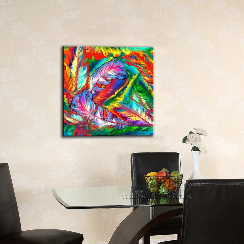 Навыки художника ручная работа Высокое Качество абстрактная картина маслом