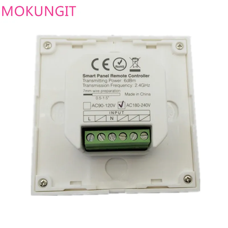 2 4G Mi. light B4 T4 4 Zone RGB + CCT умная светодиодная Сенсорная панель Пульт дистанционного