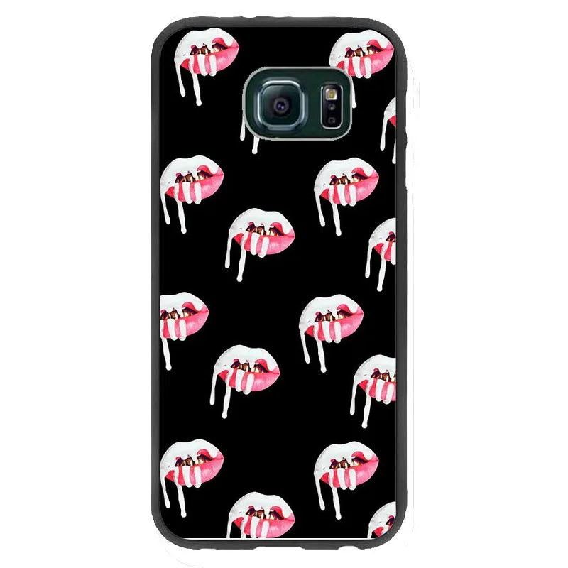 Kylie Jenner губы помада макияж сексуальный мягкий ТПУ чехол для телефона Samsung Galaxy S7