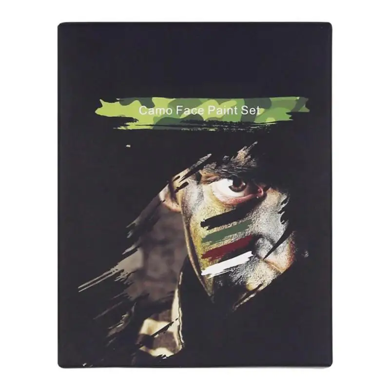 4 цвета военный Лесной камуфляж Камуфляжный цвет крем краска для лица тюбик