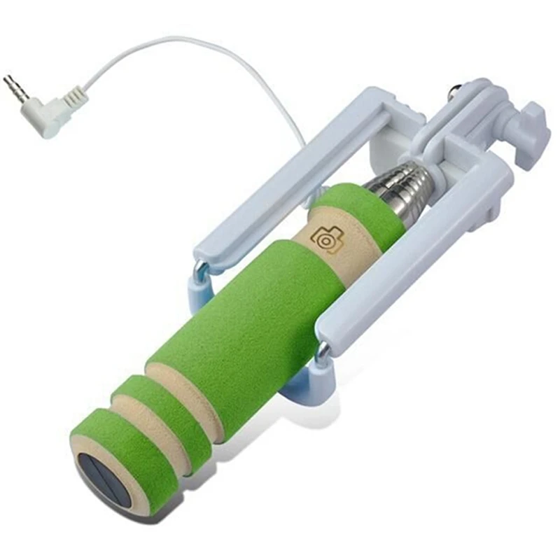 Оптовая продажа проводной монопод Selfie палочки с складной Складной мини-палки |