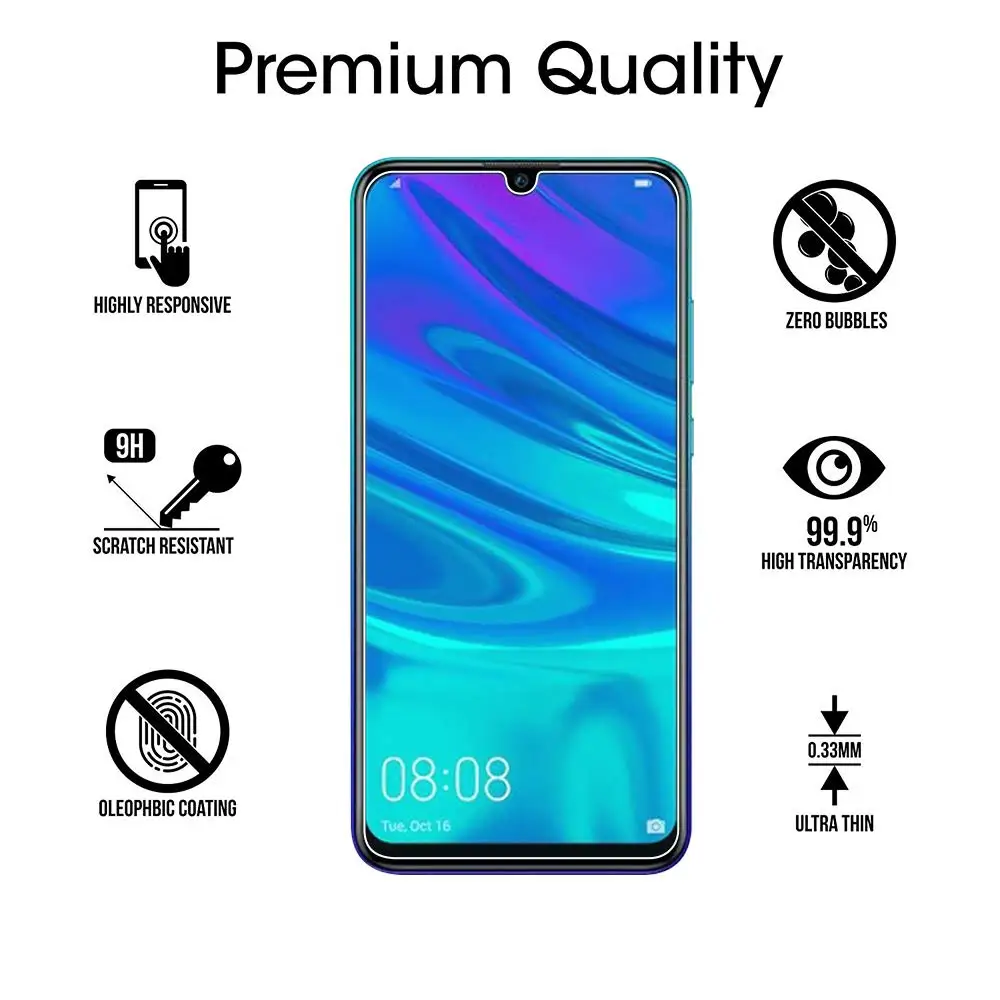 Закаленное стекло 9H 2.5D для HuaWei Honor 8 8A 8X 8i 8S Lite защитная пленка экрана Max Pro|Защитные