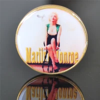 403mm100pcslot american sexy commemorative coin marilyn monroe cheap custom challenge coins 2016 years christmas gifts