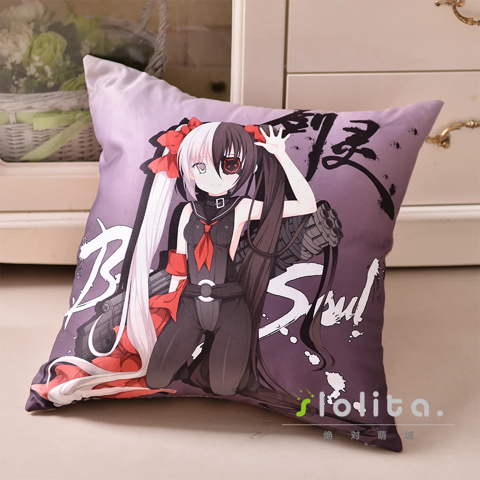 Игрушка Аниме MMORPG Pohwaran обнимающая подушка для тела кавайная квадратная 45x45 см