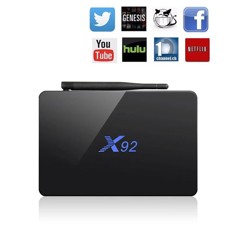 Оригинальный X92 ТВ коробке 2 ГБ Оперативная память 16 Встроенная Android 6 0