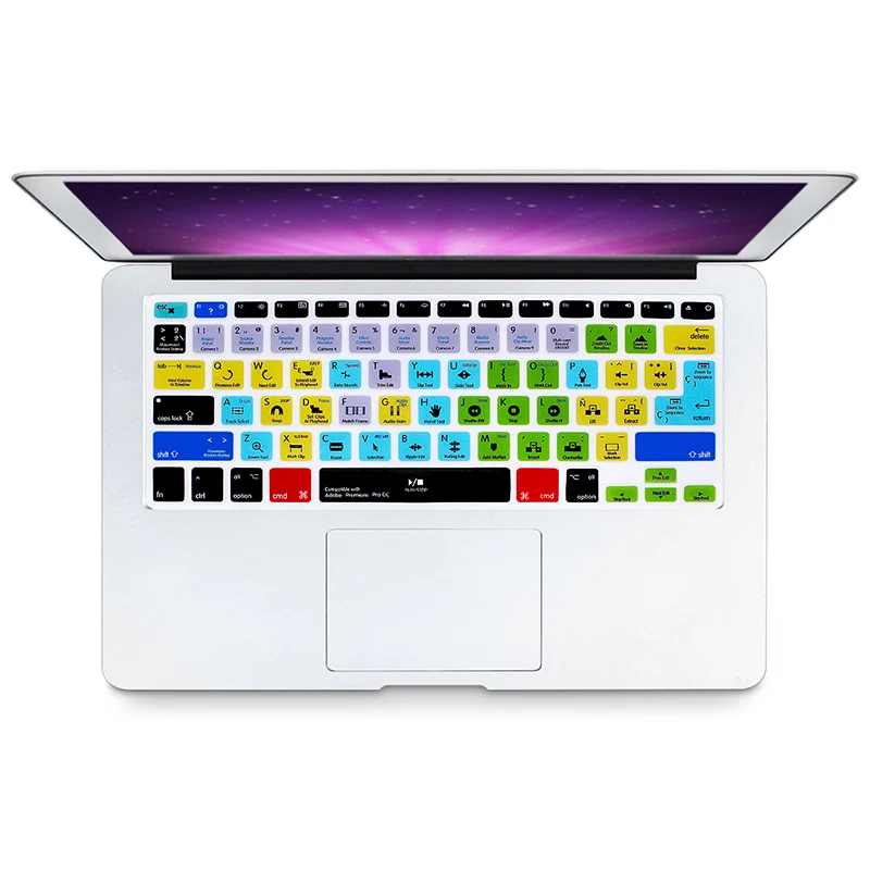 Силиконовая клавиатура Adobe premipro CC с испанской функцией чехол для телефона