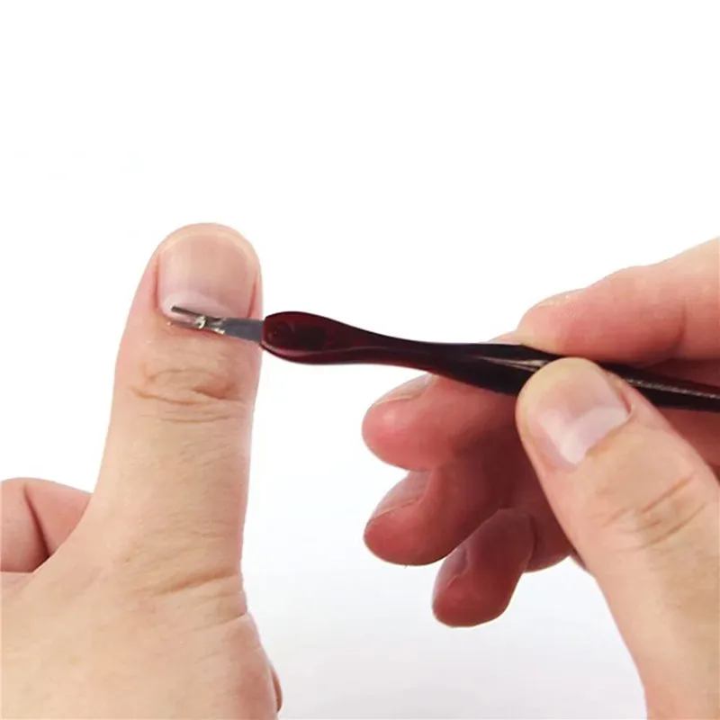 Для сладкоежек для ногтей искусство специальные инструменты маникюра вилочка