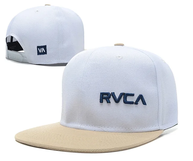 New RVCA Snapback hats caps Black Red 