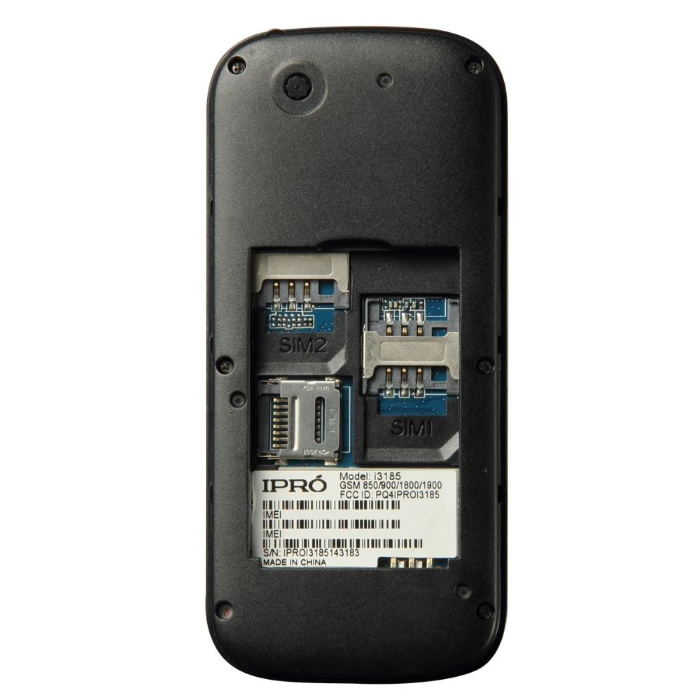 Оригинальный ipro i3185 Dual SIM Разблокирована Мобильные телефоны gsm sc6531da 1.77 дюймов