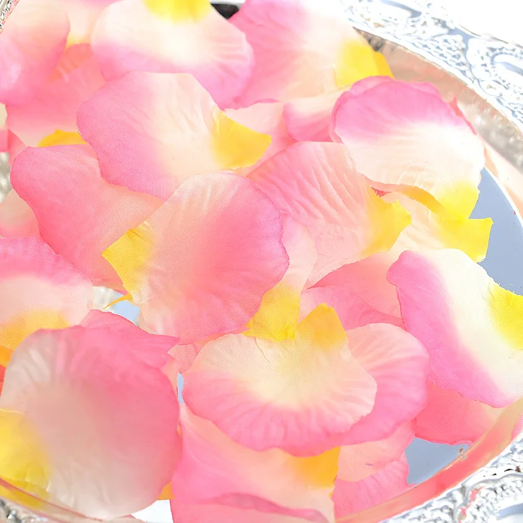 200 шт. имитация лепестков роз свадебная кровать высокого размера Sahua свадебные