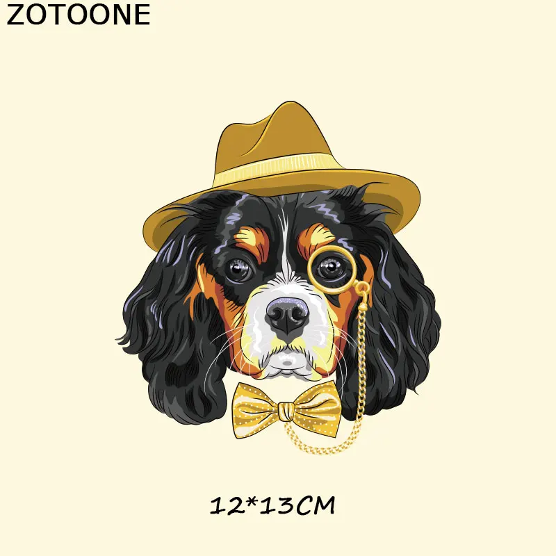 361 ZOTOONE нашивки с изображением собаки из мультфильма, наклейка с утюгом на одежду, нашивка, Аппликации, сделай сам, футболка, платье, термопереводная бумага C - Цвет: 361
