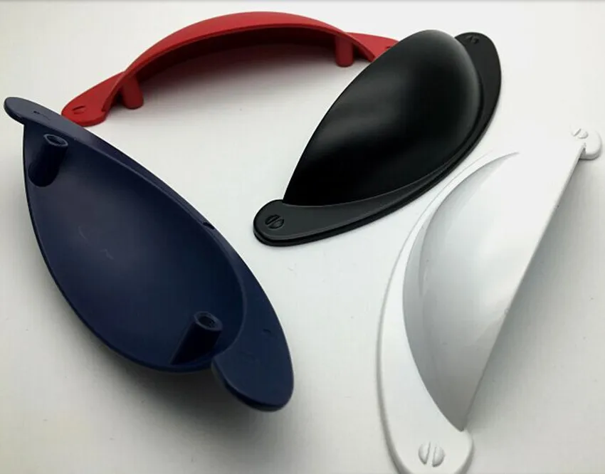 76 мм современная мода цветная ручка для мебели белый черный синий красный ящик