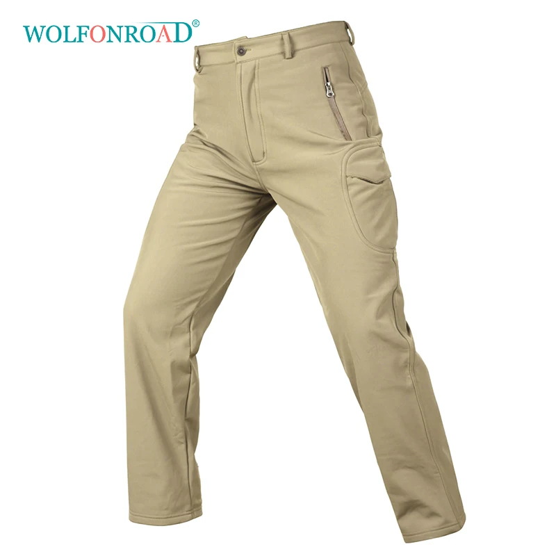 WOLFONROAD Мужчины Камуфляж Тактические Брюки Открытый Combat Брюки Армии Softshell Охота Пант Водонепроницаемый Треккинг Туризм Брюки штаны мужские поход Рыбалка спортивные брюки мужские камуфляж