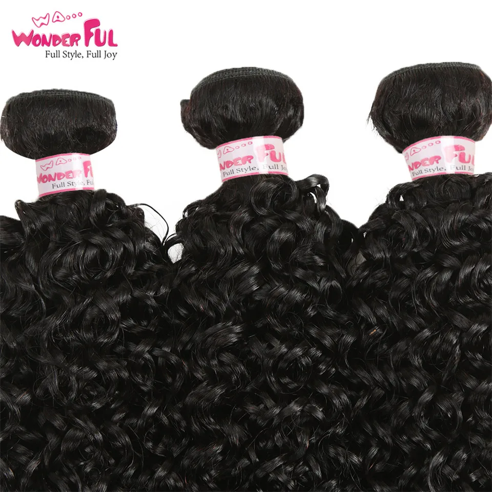 Ва... чудесные кудрявые Вьющиеся 10 &quot-28&quot М бразильские волосы remy пучок ткет