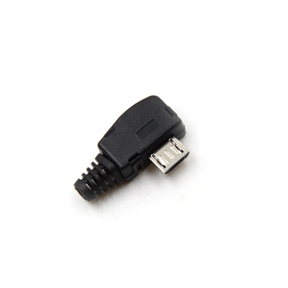 1 шт. черный прямоугольный Micro USB 5 P порт штекер разъем с пластиковой крышкой