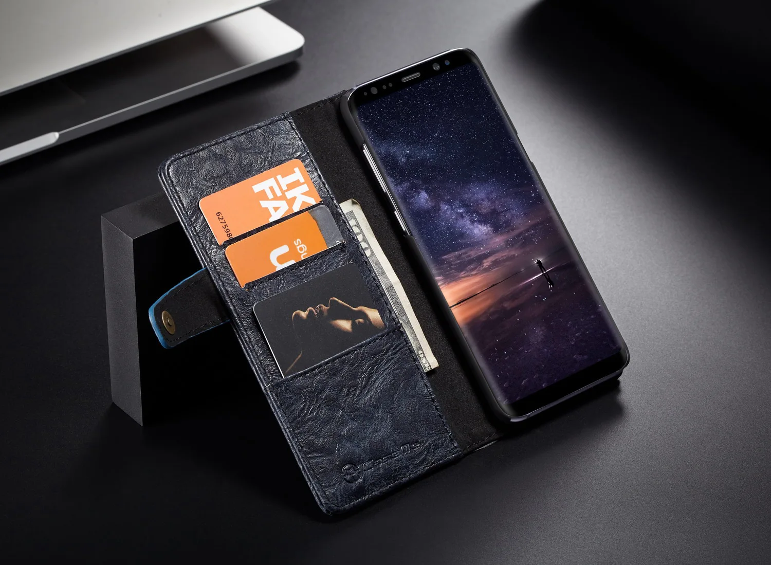 Чехол мне чехол для samsung Galaxy Note 9 S9 S8 S10 плюс S10e Роскошный кожаный чехол-книжка в стиле "Ретро" с карманом для карты с откидной крышкой для samsung Note9 8