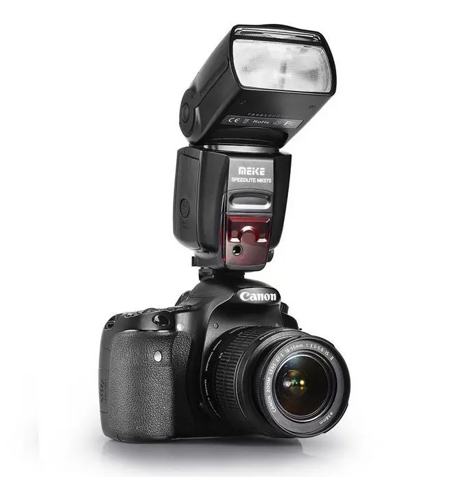 Meike MK-570 2,4 ГГц Беспроводная синхронизация вспышки Speedlite для Nikon для Canon для EOS 5D Mark II III 6D 7D 50D 60D 70D 600D 580EX II