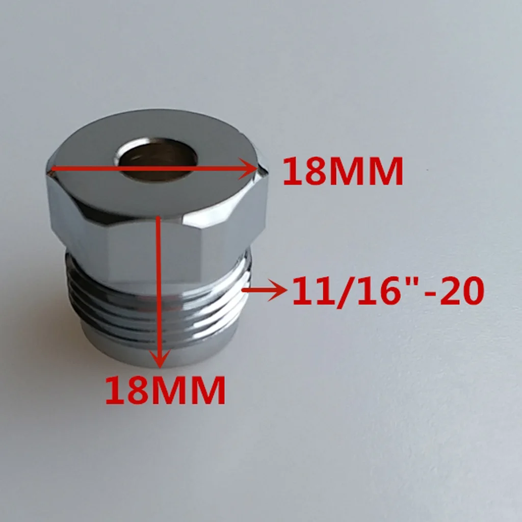 

Scuba Dive Tank Valve Chromed Brass Bonnet Nut 11/16''-20UNF Thread Scuba Valves Accessories