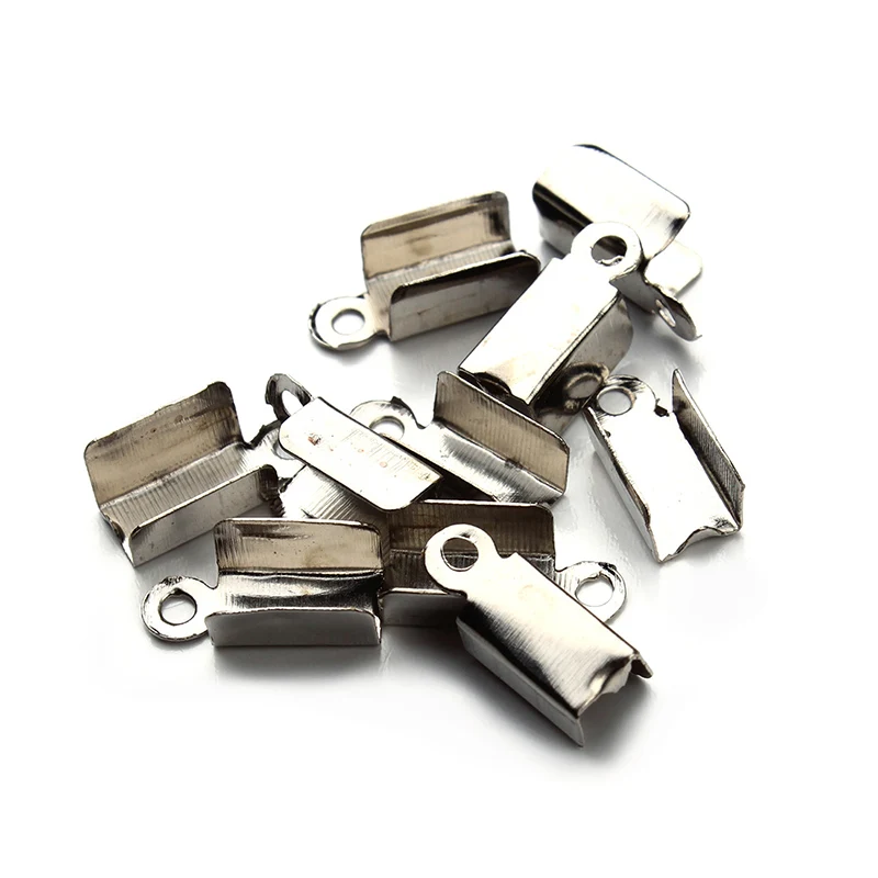 200 шт./лот обжимные концевые наконечники для ожерелья/шнура с концевыми