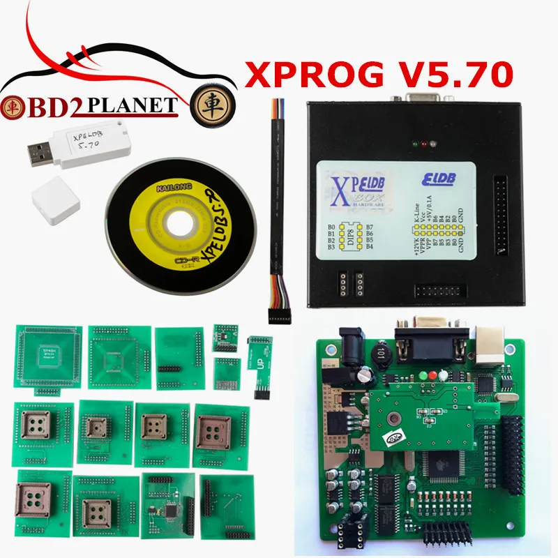 Высокое качество XPROG M 5 70 черный металлический ящик V5.70 Авто ECU программируемый