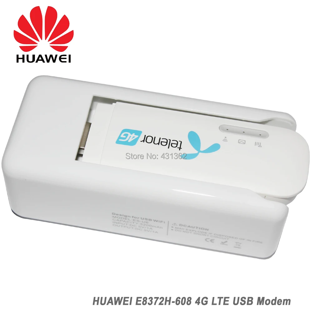 Оптовая продажа 150 Мбит/с HUAWEI E8372 E8372H-608 4G LTE мобильный WiFi точка доступа USB модем