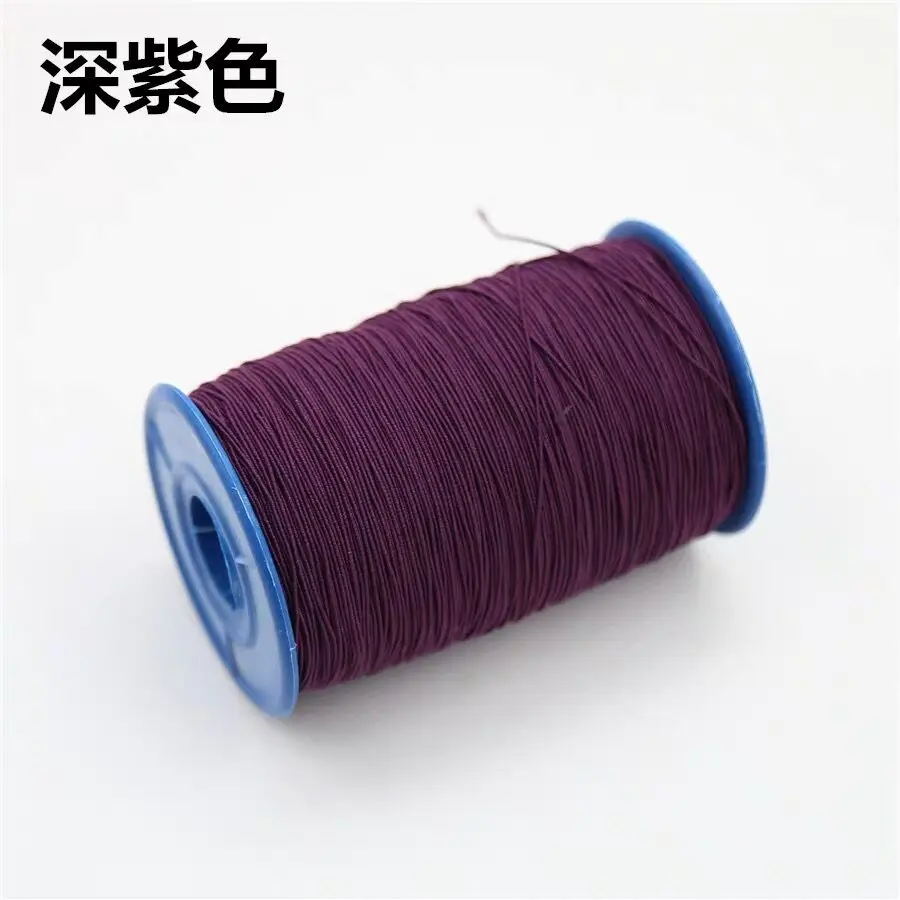 dark purple 0,5 мм эластичные цветные резинки около 500 метров/рулон - Цвет: dark purple