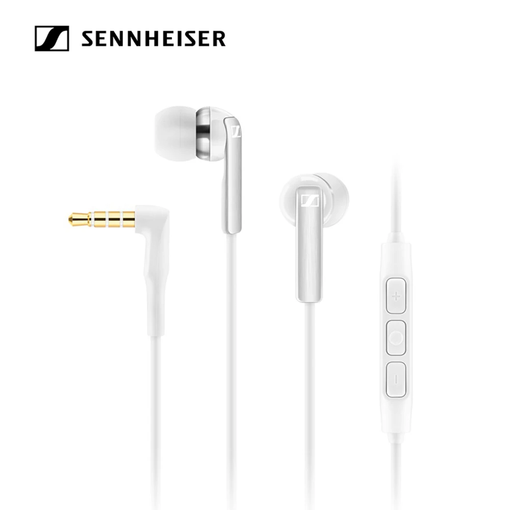 Sennheiser CX 2,00G 3,5 мм проводные наушники с микрофоном стерео звуковые наушники динамическая гарнитура совместима с Android OS устройства fone