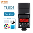 Беспроводная вспышка Godox Mini TT350 TT350S TTL HSS 18000 s 2,4G для sony A7 A6000 A6500 A7RII A7R