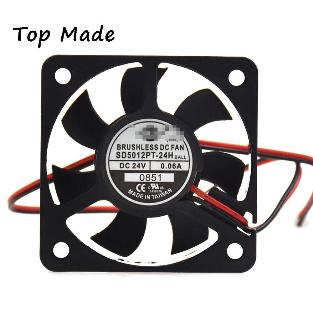 

DC24V 0.06A 50*50*12mm 2pin cooling fan for SINWAN SD5012PT-24H