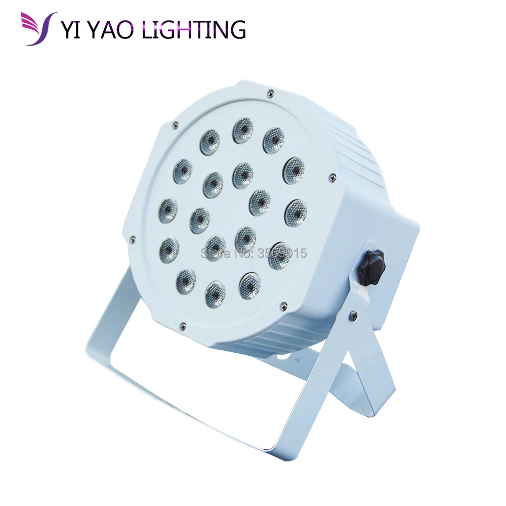 Профессиональное светодиодное освещение 18 х3 Вт RGB для сценического эффекта