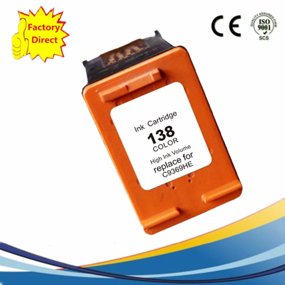 Чернильные картриджи восстановленные для HP138 XL Officejet 5748 6520 6540 Photosmart 2710 2610 2355 7830 8753