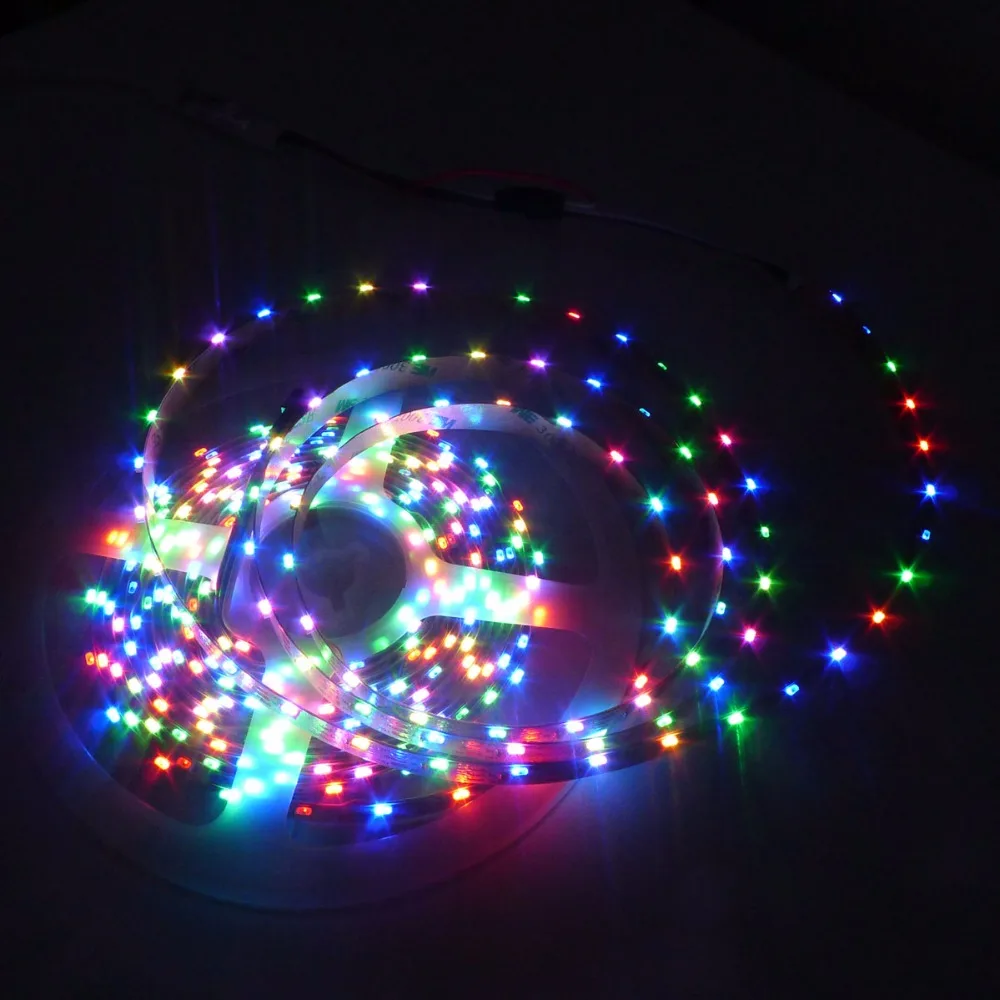

Светодиодная лента SK6812 RGB с боковым излучением, 5 м, 300 светодиодов, 60 светодиодов/м, индивидуально адресуемая, 5 в
