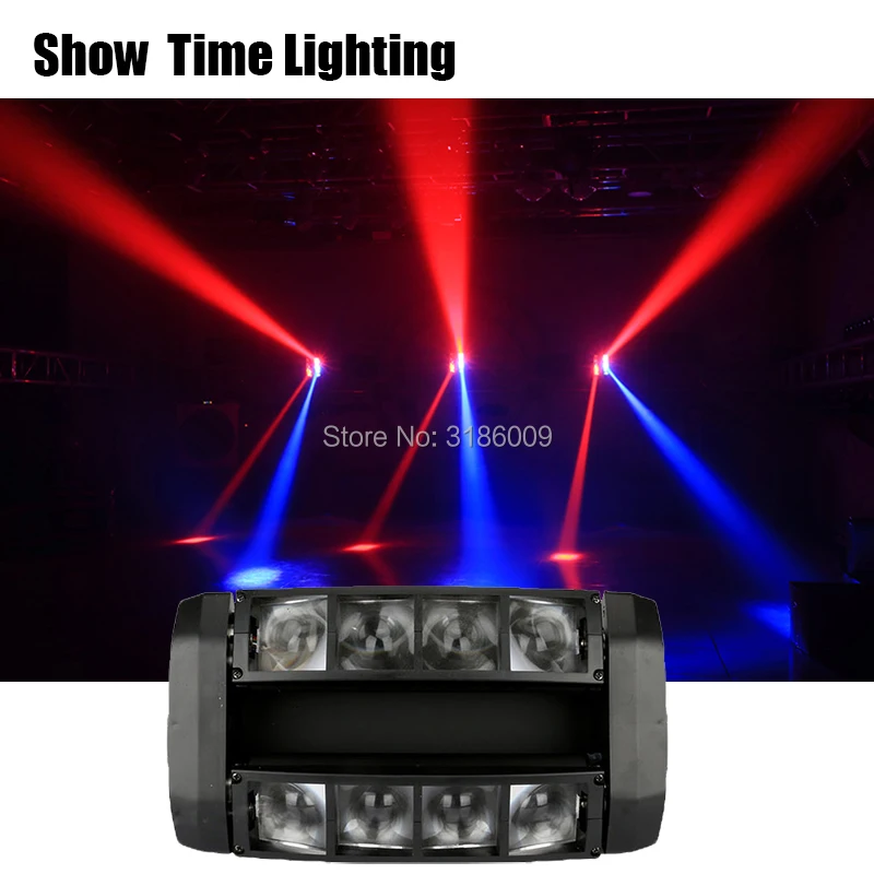 Good Effect Mini disco LED Spider Moving Head Light Beam Stage Lighting 8*10W for DJ Night club Party | Лампы и освещение