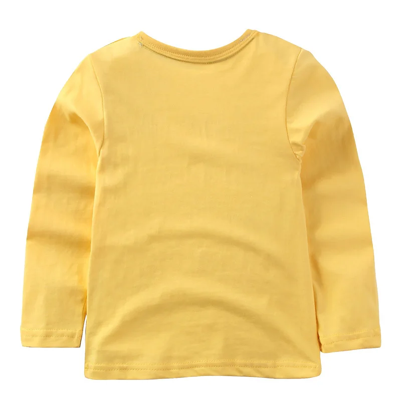 Jumpingbaby/ г. Детская футболка для девочек Одежда для маленьких девочек детская футболка с длинным рукавом Camiseta roupas infantis menina, осенний Топ